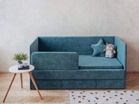 Диван-кровать Happy (бирюзовый) в Восходе - voskhod.mebel-nsk.ru | фото