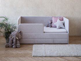 Диван-кровать Happy (светло-серый) в Восходе - voskhod.mebel-nsk.ru | фото