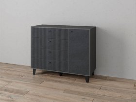 Комод «Катрин-13» (графит/гранит лофт) в Восходе - voskhod.mebel-nsk.ru | фото