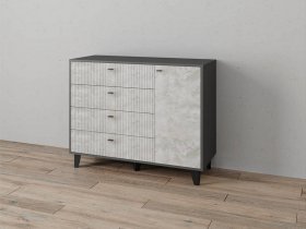Комод «Катрин-13» (графит/мальта) в Восходе - voskhod.mebel-nsk.ru | фото