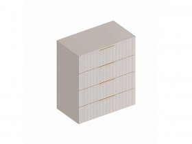 Комод с 4 ящ. «Тефия» (тефия/софт сантьяго) в Восходе - voskhod.mebel-nsk.ru | фото