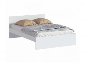 Кровать двуспальная 1,4м Бруклин СБ-3353 (белый) в Восходе - voskhod.mebel-nsk.ru | фото