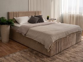 Кровать двуспальная 1,4м с подъем. мех. Леванте в Восходе - voskhod.mebel-nsk.ru | фото
