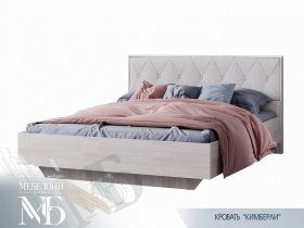 Кровать двуспальная 1,6м Кимберли КР-13 в Восходе - voskhod.mebel-nsk.ru | фото