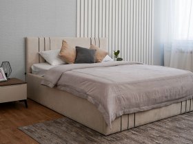 Кровать двуспальная 1,8м с подъем. мех. Леванте в Восходе - voskhod.mebel-nsk.ru | фото