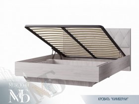 Кровать двуспальная с подъем. мех. 1,6 м  Кимберли КР-13 в Восходе - voskhod.mebel-nsk.ru | фото