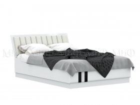 Кровать двуспальная с подъем.мех. 1,6м Магнолия в Восходе - voskhod.mebel-nsk.ru | фото