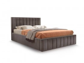 Кровать мягкая 1,6 Вена стандарт, вар.3 в Восходе - voskhod.mebel-nsk.ru | фото