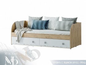 Кровать с ящиками Тренд КР-01 в Восходе - voskhod.mebel-nsk.ru | фото