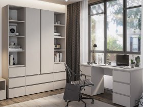 Модульная детская Люмо (кашемир) в Восходе - voskhod.mebel-nsk.ru | фото