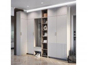 Модульная прихожая Пандора (кашемир/MF03) в Восходе - voskhod.mebel-nsk.ru | фото