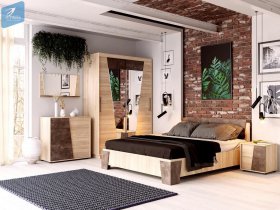 Модульная спальня Санремо в Восходе - voskhod.mebel-nsk.ru | фото