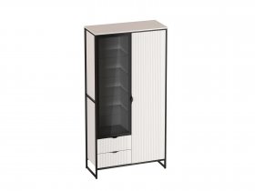 Шкаф 2 дв 2 ящ Нора (персидский жемчуг) (гостиная) в Восходе - voskhod.mebel-nsk.ru | фото
