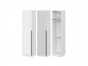 Шкаф ШК-50 Эккервуд (белый) в Восходе - voskhod.mebel-nsk.ru | фото