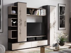 Стенка «Дакота» (венге/дуб молочный) в Восходе - voskhod.mebel-nsk.ru | фото
