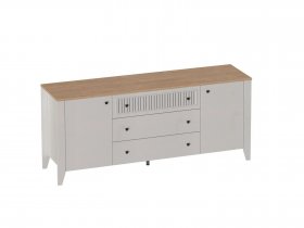 Тумба 2двери 3ящ. Валенсия (гостиная) в Восходе - voskhod.mebel-nsk.ru | фото