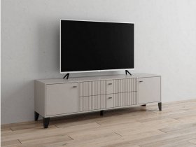 Тумба под ТВ Парус-10 (кашемир/сантьяго софт) в Восходе - voskhod.mebel-nsk.ru | фото